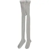Mp Denmark Meisjes Beenmode Cotton Rib Tights - Grijs - Maat 150