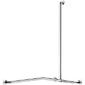 Delabie DUHA, manchet, borgstif, verticaal verschuifbaar, diameter 32mm, geëxtrudeerd, verchroomd.