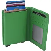Patchi Portemonnee met Figuretta Cardprotector - met ritsje - Groen