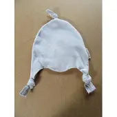 Koeka muts voor baby , licht grijst , small 0-3 maand
