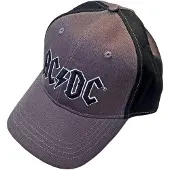 Rock Off AC/DC - Black Logo Baseball pet - Grijs/Zwart