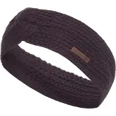 Knit Factory Joy Hoofdband - Aubergine - One Size