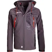 Geographical Norway Softshell Jas Heren Grijs Techno - S