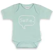 Funnies romper Selfie junior katoen lichtblauw