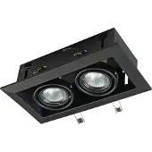 Maytoni DL008-2-02-B, 2 lampen, GU10 fitting, IP20, zwart