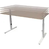Schaffenburg Linesto Plus Bureau Rechthoekig T-Voet 1.400 (B) x 800 (D) x 655 (H) mm Melamine