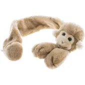 Nicotoy Sjaal pluchen aapje voor kids