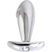 Kiotos - RVS Buttplug Met ribbel Voor prostaat stimulatie En Handvat
