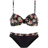LASCANA Bikini groen / rosa / rood / zwart