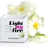 Love to love Light My Fire - Luscious Massagekaars - Gardenia