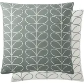 Orla kiely Small Linear Stem Duck Egg sierkussen - grijs - 50x50 cm