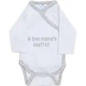 Petit villain Ik Ben Mama's Knuffel!! Maat 56 3m Wit Romper