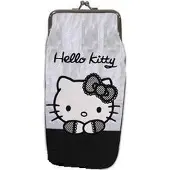Sanrio Hello Kitty Knipportemonne Zwart/zilver