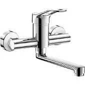 Delabie Muurmgkrn Securit EP vr spoelt draaib uitl L150,open gr,S-kop