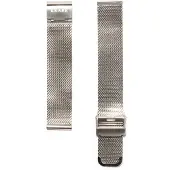 KRAEK Silver Mesh | 18 mm 18 mm horlogebandje