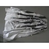 Moscow print offwhite/ antra-black sjaal