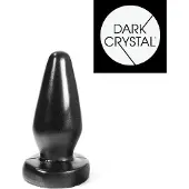 Dark Crystal Buttplug 15 x 6 cm - zwart