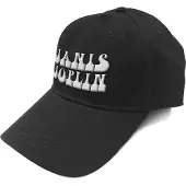 Ginza.se Janis Joplin - White Logo Baseball pet - Zwart