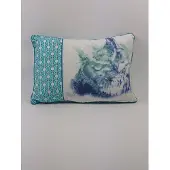 Madison sier kussen 60x40cm Olcay Mint