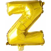 Wefiesta Metallic Folie letter ballon Z goud.