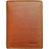 Dstrct – Wax Lane – Billfold RFID – 6 Pasjes – leer – Cognac