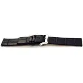 Wow Horlogeband I145 Croco Zwart 24x24 mm