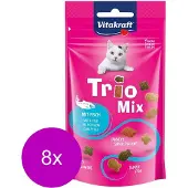 Vitakraft Trio Mix - Kattensnack - Vis - 8 x 60 g