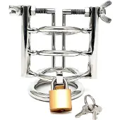 Rimba - Urethral Stretcher with Cockring and padlock