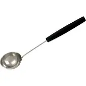Saunia - Sauna opgietlepel - RVS - zwart handvat - 46 cm