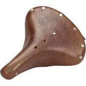 Brooks B67, fietzadels, geschikt voor stadsfietsen, uniseks, bruin, effen, leer
