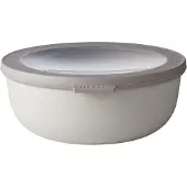 Mepal Cirqula kom met deksel ø 19,5 cm 1,25 liter kunststof nordic white