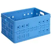 Sunware Square vouwkrat - 46 l - blauw