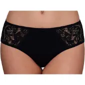 Susa Latina midi slip | kant zwart 40