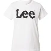 Lee Shirt 'LOGO TEE' zwart / wit