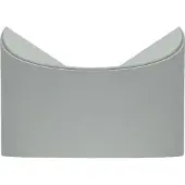 QDO peper /zoutbakje Phold 1 siliconen 7,5 x 7,5 cm grijs