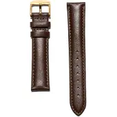 KRAEK Brown Leather Gold | 18 mm 18 mm horlogebandje