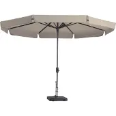 Madison Parasol Rond Ecru Sysor 350cm | Topkwaliteit ronde parasol | 100% Polyester doek