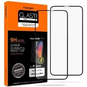 Spigen Full Cover iPhone 11 Pro / X Glass screenprotector 2 pack