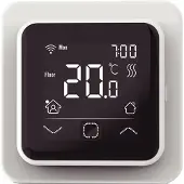 E-Heat WiFi Klokthermostaat, RAL 9010 (Polar wit)