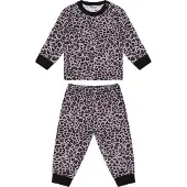 Beeren pyjama Luipard meisjes bruin/zwart
