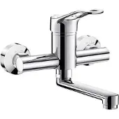 Delabie Mech. muurmngkrn Securit vaste uitl. L.150, open greep, S/C