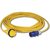 Marinco Locking Shore Power Cordset Eu Cable Geel 16A 230V