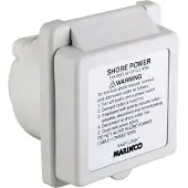 Marinco Square Plug 16 A/ 230v Wit