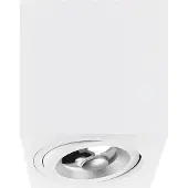 Yphix Palermo Opbouwspot - Vierkant - 1 Lichtpunt - Kantelbaar - 160x160mm - Wit