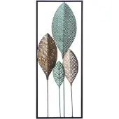 Beliani PLATINUM - Wanddecoratie - Multicolor - Metaal