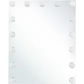 Beliani LUCENAY - LED-spiegel - Zilver - IJzer