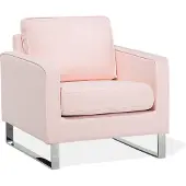Beliani Fauteuil roze VIND
