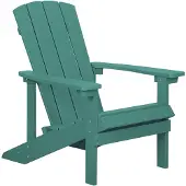 Beliani ADIRONDACK - Tuinstoel - Groen - Kunsthout