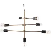 Beliani CREMERA - Hanglamp - Messing - Metaal
