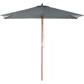 Beliani FLAMENCO - Parasol - Grijs - 195 cm - Polyester